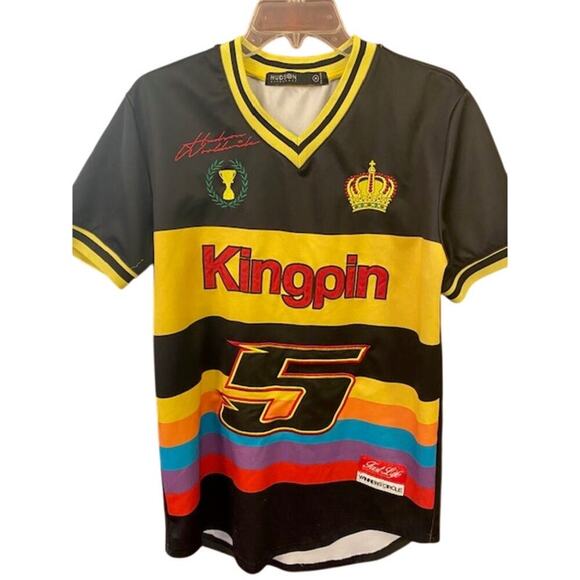 Kingpin Hudson Outerwear Fast Life Collection Winners Circle #5 Racing Jersey Md - Picture 1 of 6